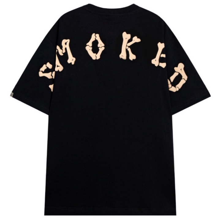 Áo Thun Smoker Tay Lỡ In hình tay xương Chất Cotton Dày Dặn siêu phẩm 2023.
