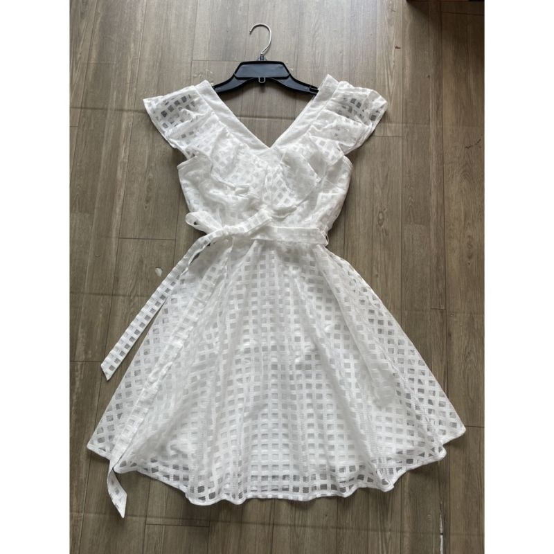 Đầm trắng xuất dư vnxk bigsize