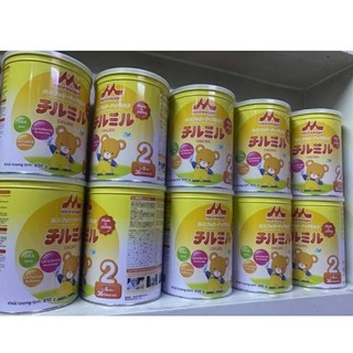 Thanh lý sữa morinaga số 2 lon 850g date T12/2026 đã tách đai nhựa