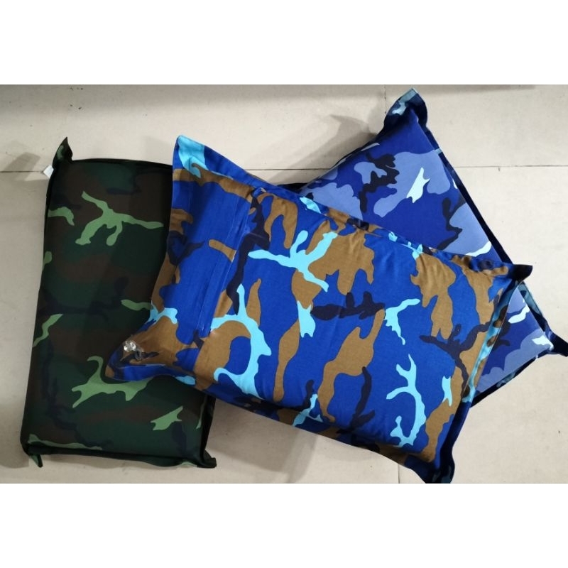 Gối hơi màu rằn ri