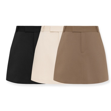 Chân Váy Ngắn Chữ A Khóa Moi Thời Trang Thanh Lịch By LEMIA Design - 23Z102