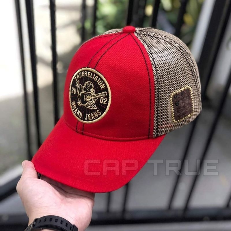 Mũ Lưỡi Trai Lưới Thêu Hình Ông Địa Ôm Đàn