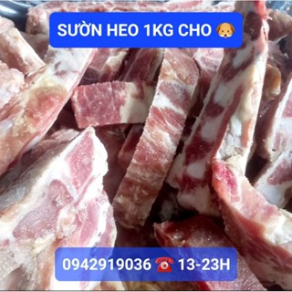 1Kg Sườn Heo gặm cho chó 🐶❤️ - Sườn thịt có sụn  - GIAO HỎA TỐC