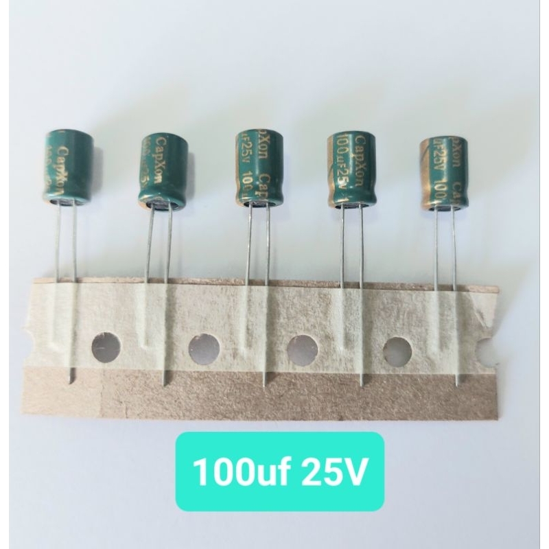 Tụ hóa 25V 100uf (10 con)