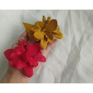 Hoa lan cài áo handmade Joli màu đỏ, màu vàng