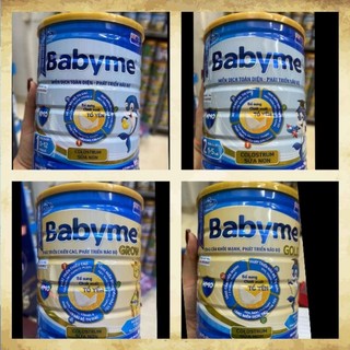Sữa babyme sữa non tổ yến đủ số loại 900g