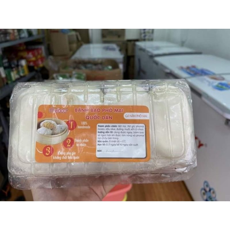 Bánh bao phô mai vị bò,gà,xúc xích - ship Hà Nội sỉ ib