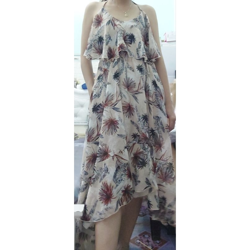 Thanh lý maxi hoa voan size dưới 58kg