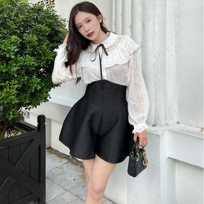 Quần đùi eo giả corset Chillgals hàng thiết kế QU-001