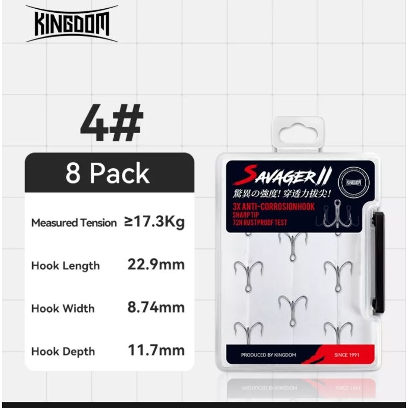 Lưỡi 3 tiêu Kingdom