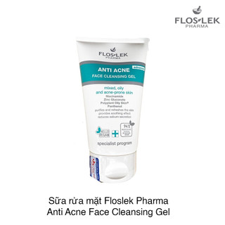 Sữa rửa mặt cho da dầu mụn Floslek Anti Acne Face Cleansing Gel Advance 125ml