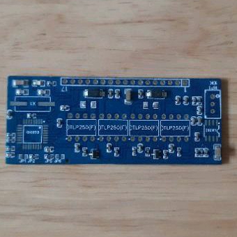 1 PCB LÁI CẦU H SINE CHUẨN dùng chip EG8010 + TLP250 đã lắp sẵn linh kiện cơ bản như hình.