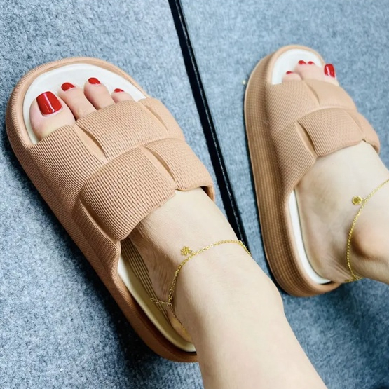 Dép bánh mì đế dày 2 lớp nhiều màu 5p