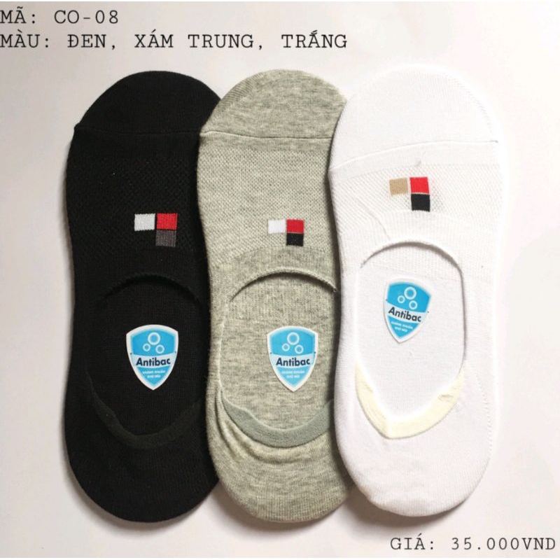 10 đôi tất vớ nam cotton hài, cổ thuyền Bizmen