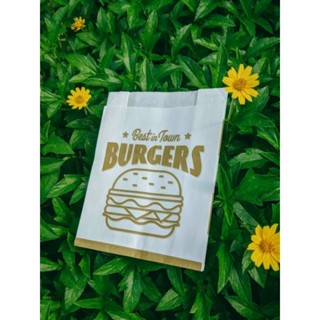 100 túi đựng bánh mì hamburger, túi đựng hamburger