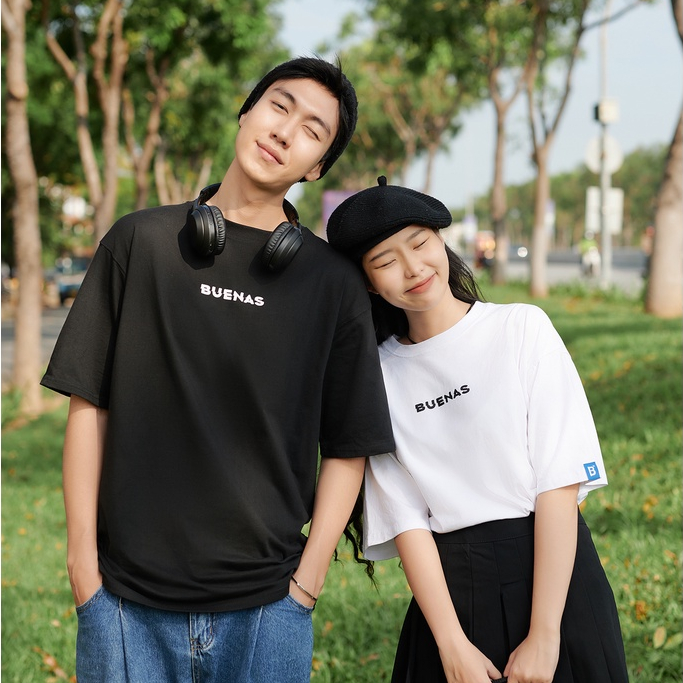 Áo thun local brand tay lỡ form oversize unisex cho nam nữ BUENAS - SWT71