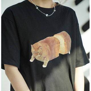 Áo thun oversize Cat Toast TKP166 LOLLIE STUDIO