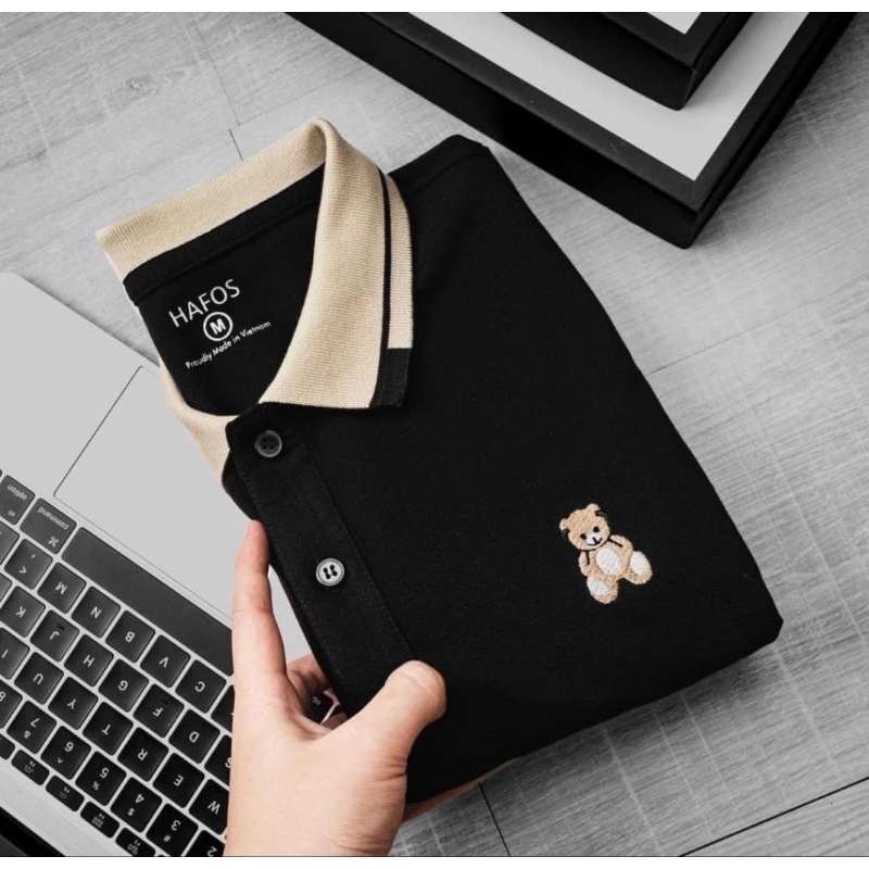 Áo Polo cổ bẻ bé trai chất cotton 4 chiều đẹp mát size đại 14-30kg