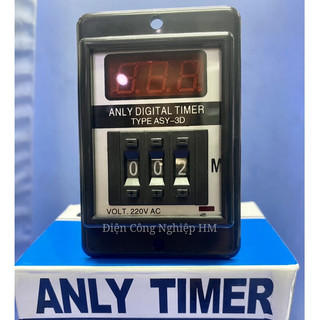 Relay rơ le thời gian anly asy-3d , đế cắm rơ le 8 chân pf083a
