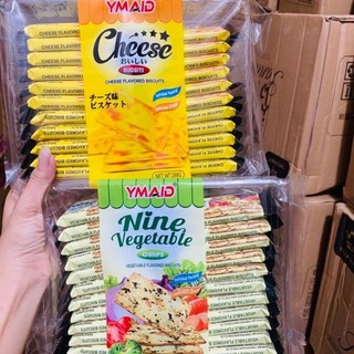 Bánh quy xốp Naziba vị rau củ rong biển, phomai