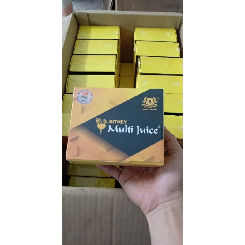 Multi Juice Bitney ( 1 hộp = 10 gói ) giúp tăng cường sinh lý nam và nữ.