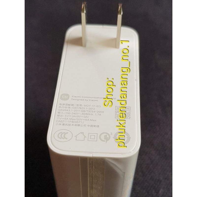 SẠC NHANH 120W XIAOMI REDMI K50 PRO, 50 ULTRA, K50 GAMING, K60PRO, NOTE11 PRO+, NOTE12 PRO+, POCO F4 GT... NEW SEAL