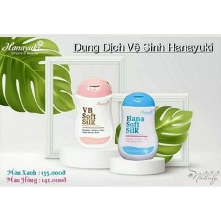 Dung dịch vệ sinh hanayuki xanh ,hồng - 150ml