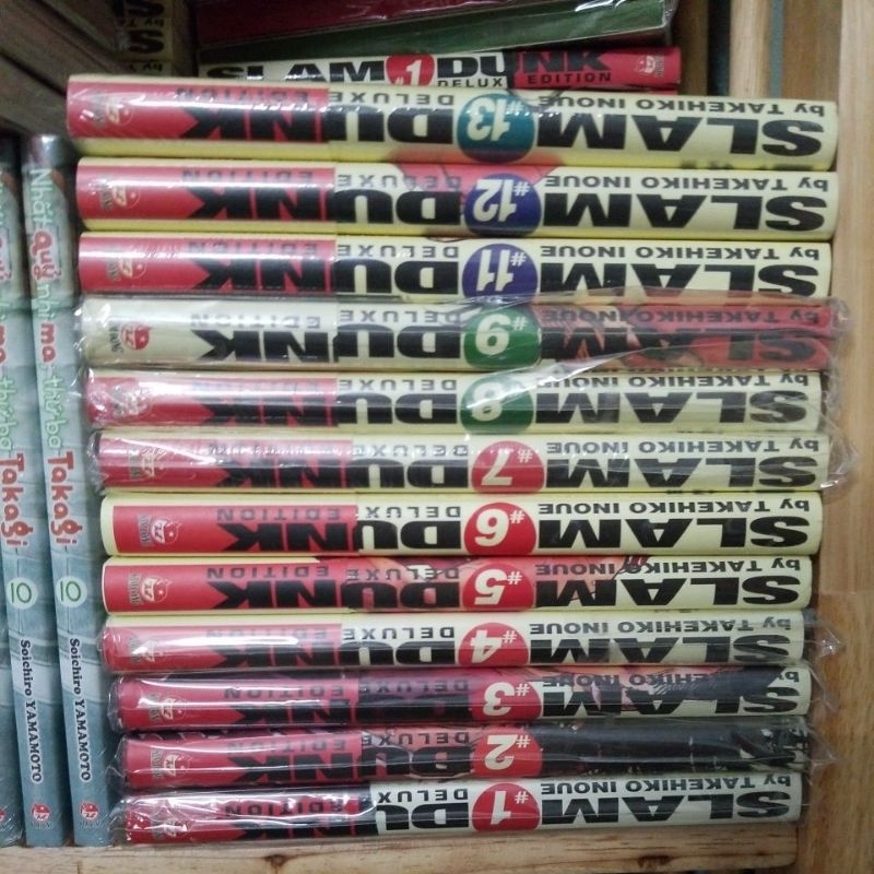 Slam Dunk Deluxe T1-13 chất lượng sưu tầm Full 2 bìa Full seal