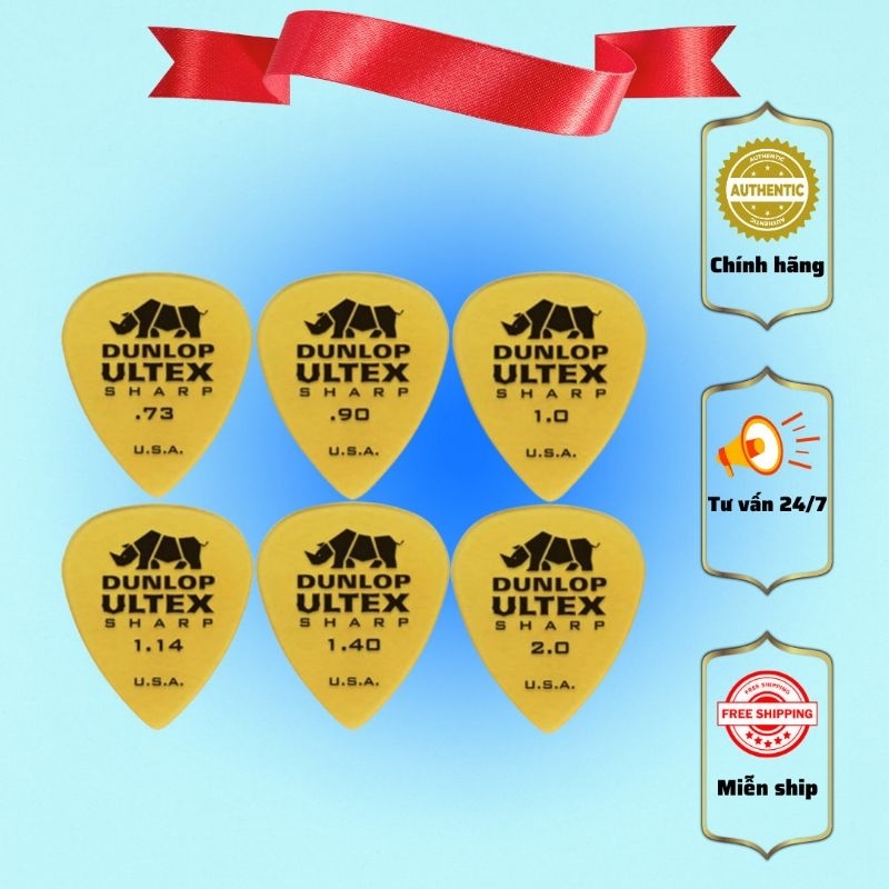 Phím gảy đàn Guitar Dunlop Ultex Pick gảy đàn