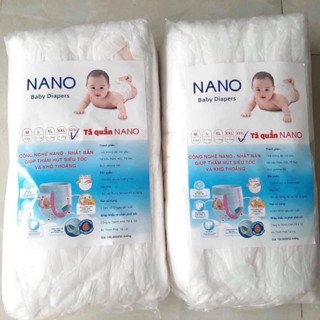 Tã quần NaNo Baby 100 miếng, tã bỉm đủ size 100 S 100M, 100L, 100XL, 100XXL, 100XXXL