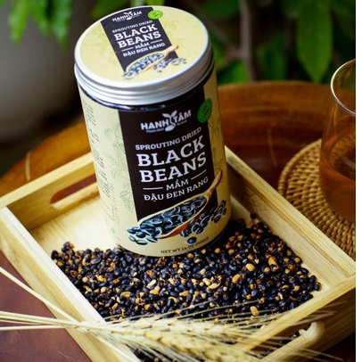 Trà mầm đậu đen rang original HẠNH TÂM hộp 500gr