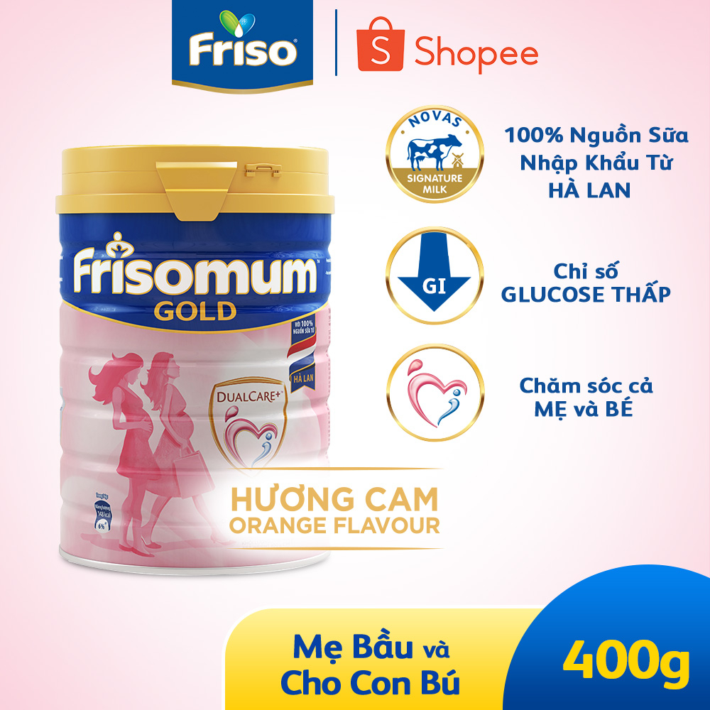 Sữa bột FRISOMUM GOLD Hương ORANGE 400G