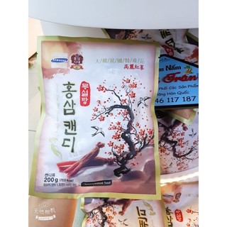 Kẹo Sâm Không Đường cành đào Hàn Quốc