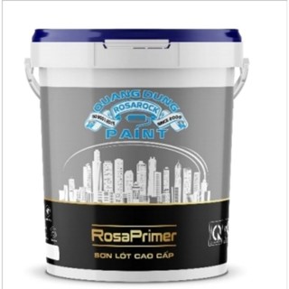 Sơn lót cao cấp RosaPrimer - ROSAROCK - 4 lít. Kháng kiềm cực cao, chống thấm, độ co giãn đàn hồi tốt, tăng độ bám sơn