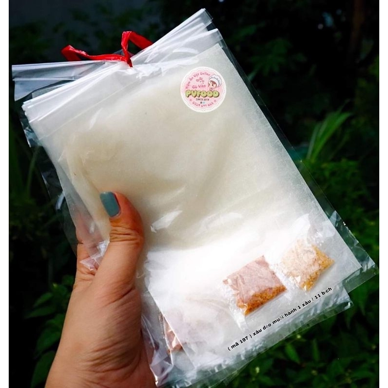 Bánh Tráng Xâu Dẻo Muối Hành Phi