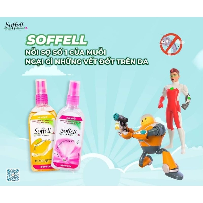 Xịt đuổi muỗi Soffell