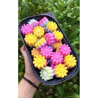 khay nhựa hình hoa cúc