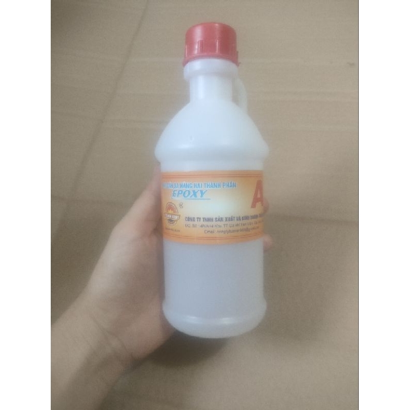 Keo dán epoxy hai thành phần, keo AB đa năng tiện lợi loại 350ml và 500ml