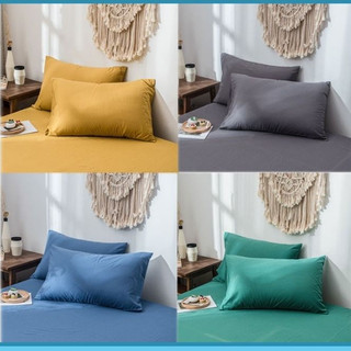Vỏ gối nằm cotton tici ETAMI BEDDING áo gối cotton mềm mại thoáng mát màu trơn basic