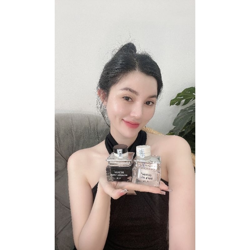 Combo kem face ngày đêm dưỡng trắng căng bóng