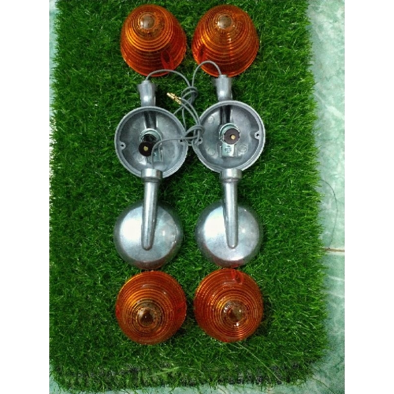 Đèn xi nhan 67 nhôm giả rin cặp