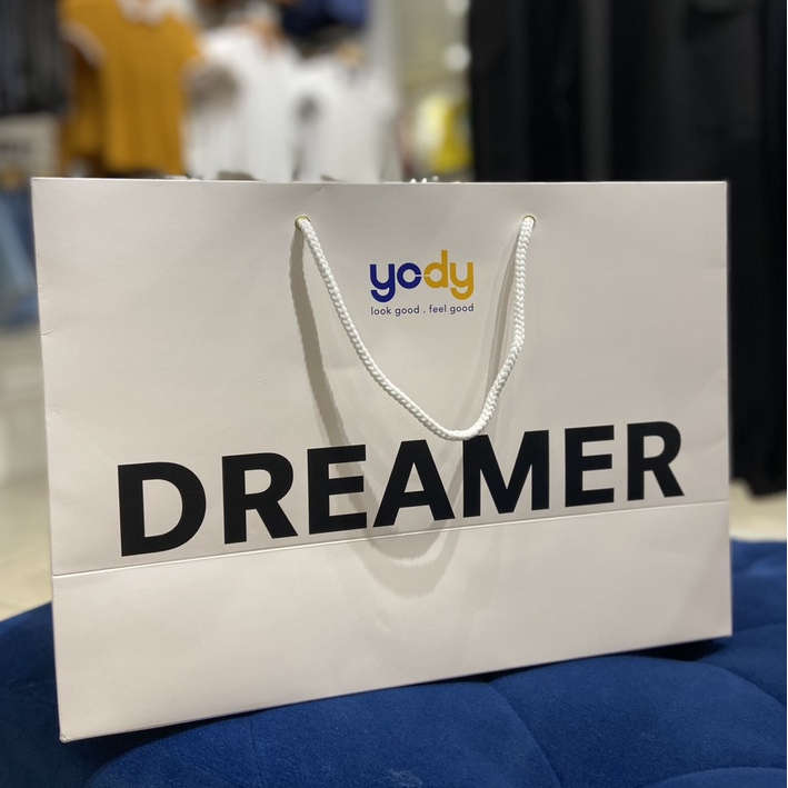 Túi giấy YODY sang trọng in chữ Dreamer -ZGT0002