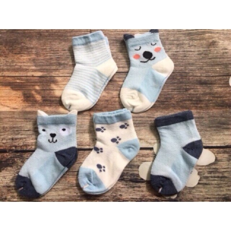 Set 5 đôi tất lưới cho bé size S
