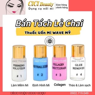 Dung dịch uốn dưỡng mi tách lẻ chai (WAVE Mỹ)_Chính Hãng WAVE