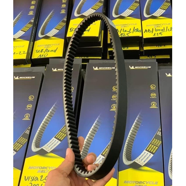 Dây Curoa Michelin cho AB125, Lead125, Click125, SHmode...Dây 1 mặt (KG070889)