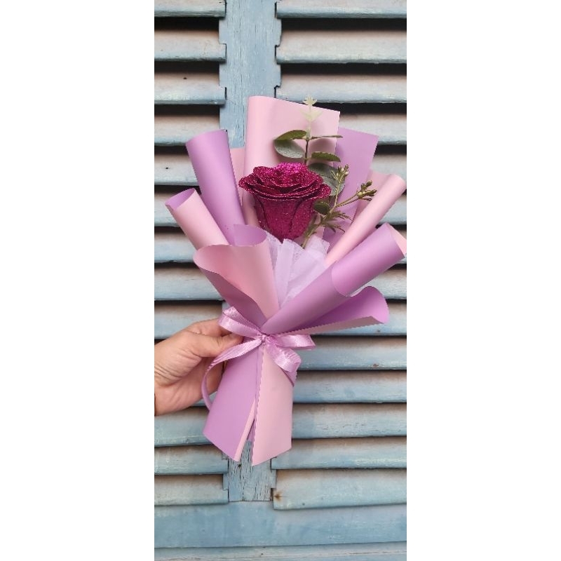 Hoa nhũ  kim tuyến 1 bông