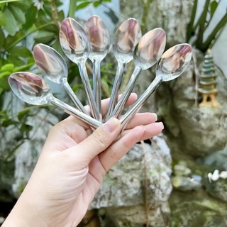 Muỗng uống cafe inox - muỗng ăn trứng vịt lộn- muỗng ăn sữa chua