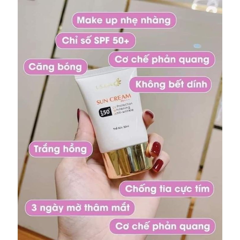Kem chống nắng sinh học Sun Cream Lskin Đan thy