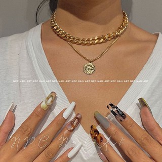 charm mắt xích trang trí móng tay