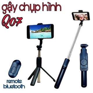 Gậy tự sướng Q07,gậy chụp hình 3 chân có remote siêu tiện lợi.